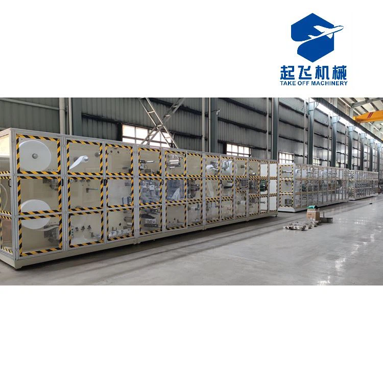 Higieninių įklotų gamybos mašina